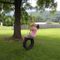 CC on tire swing